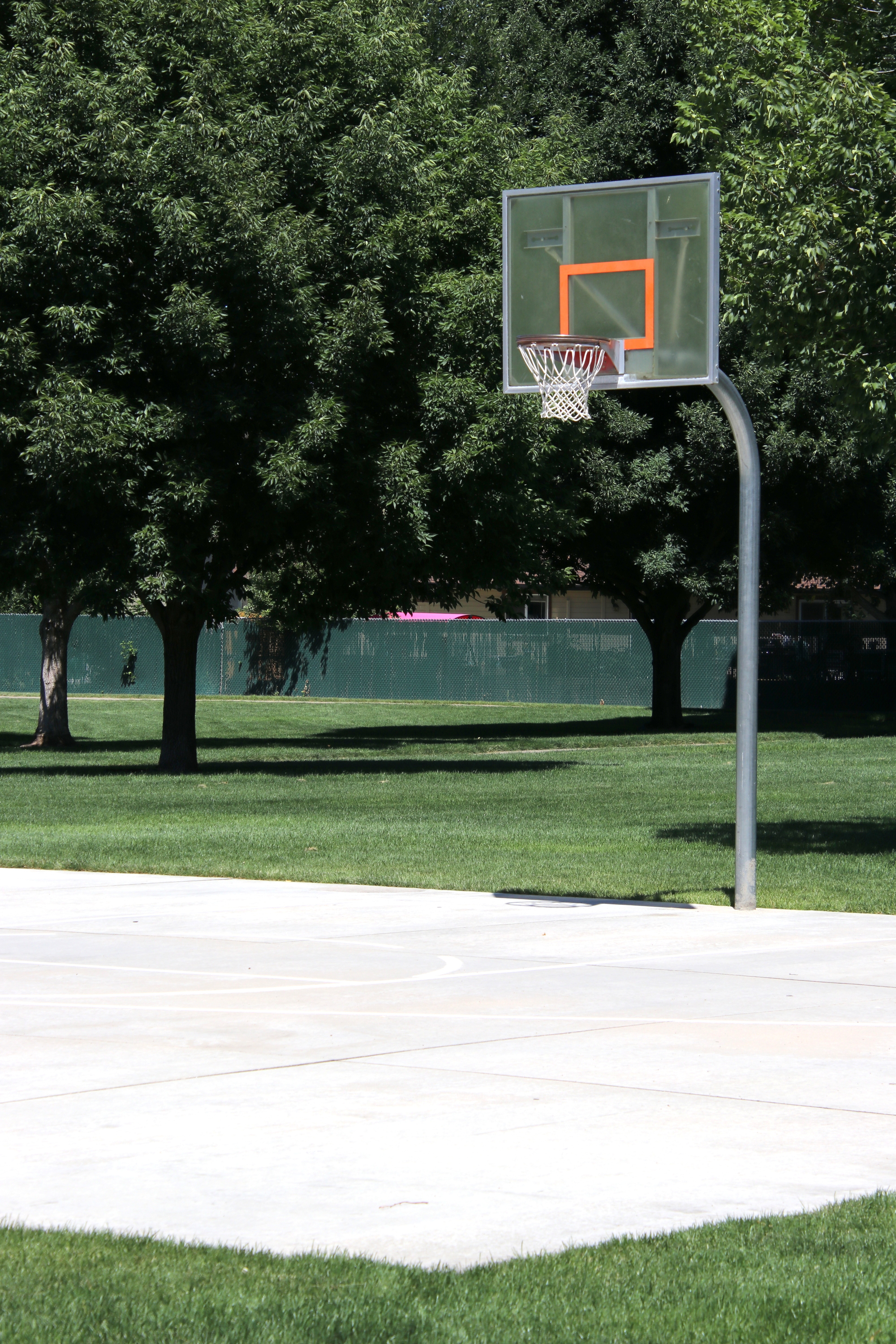A basketball hoop